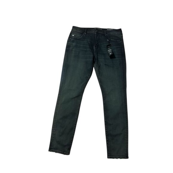 NEW WITH TAGS MEN Liverpool Los Angeles Bond Skinny Jeans in Bullet Dark wash si - Picture 2 of 6